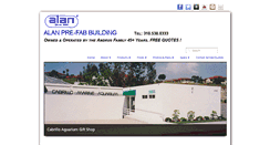 Desktop Screenshot of alanprefab.com